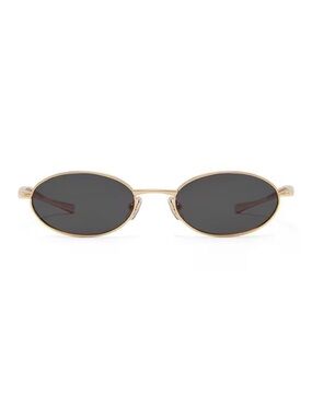 Banbe Revolve The Cruz Sunglasses in Gold & Smoke NWT (Case Flawed)
